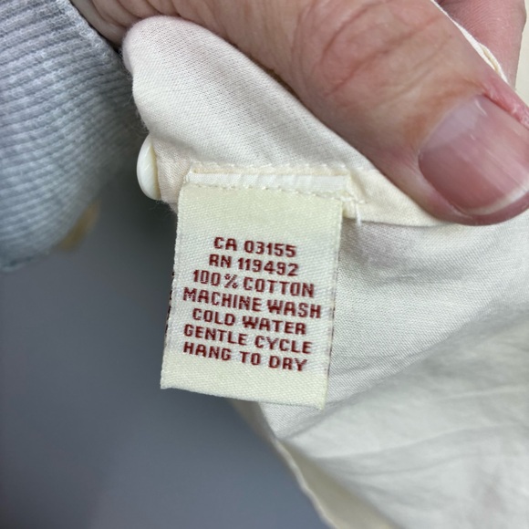 April Cornell Vintage Ruffled Front Cotton Blouse - Picture 6 of 6